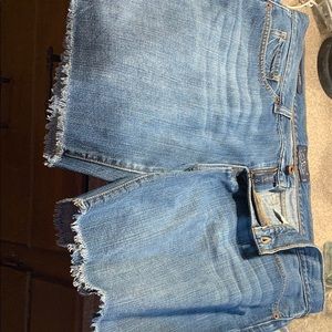 Lucky Brand Frayed Hem Laguna Shorts Size 14